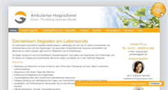 Desktop Screenshot of hospizdienst-pinneberg.de